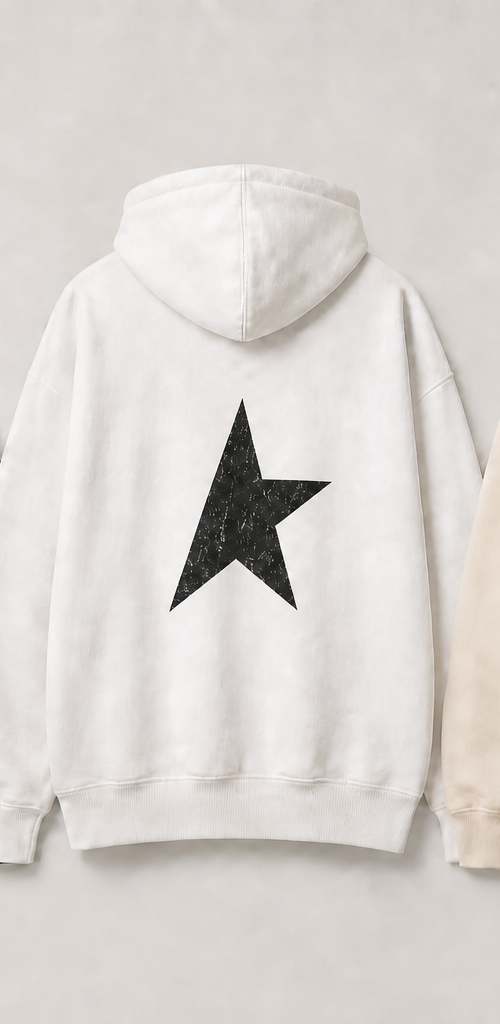 Star Hoodie White